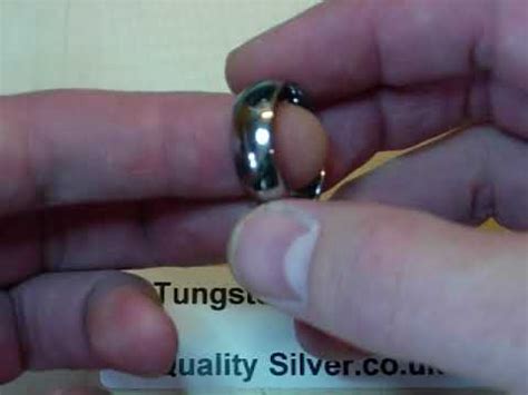 tungsten ring drop test|does tungsten ring scratch.